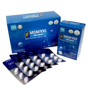 한미 MSM 순식물성 100 500mg x 120정 관절 조인트 케어, 1박스, 1개