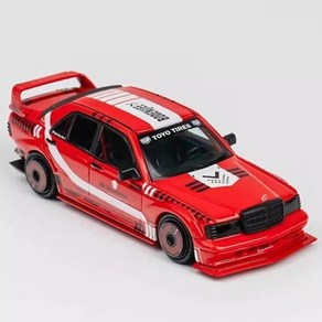 DCM 1:64 메르세데스 벤츠 190E W201 Modified 레드