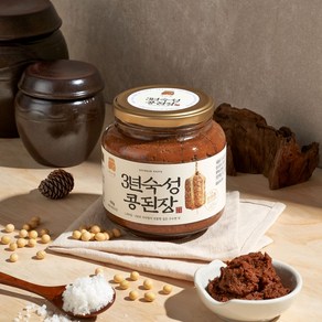 아나농 3년숙성 콩 된장 2KG/950G/500G 청양군 재래식 전통 국산 메주 집된장 / 생방송투데이