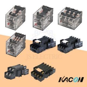 (낱개)카콘 릴레이 & 릴레이소켓 LED표시형 HR705 HR710 2PL 4PL, SOCKET, KMY2, KMY2, 1개