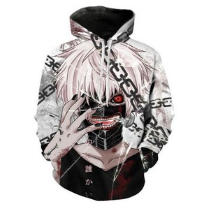 남자 후드 집업 남성 후드티 여성 어린이 3d tokyo ghoul sweatshirt 소년 스웻 셔츠 anime printed hoodie cool pullover