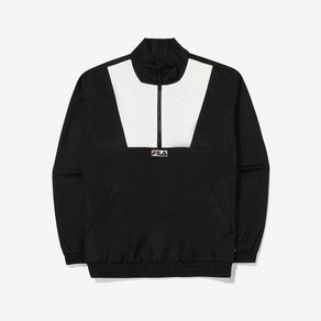 [휠라] [FILA] 유니 루즈핏 컬러 블럭 아노락 (FS2JKE3103X_BLK) (FS2JKE3103X_BLK)