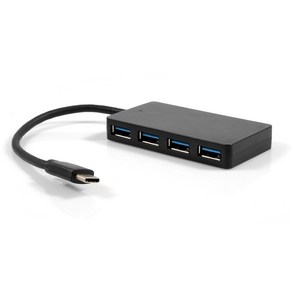 USB-C 3.1 TO USB3.0 A타입 4포트 무전원허브 USB확장