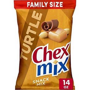 Chex Mix Snack Mix Tutle Indulgent Snack Bag 14 oz Chex Mix 스낵 믹스 거북이 마음껏 즐길 수 있는 스낵 백 14oz, 1개, 396g