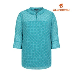 [올포유] 여성 넥프릴 패턴 블라우스 ALBLM4321-904_G