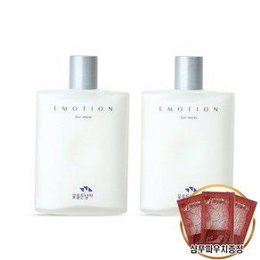 꽃을든남자 이모션 로션160ml+로션160ml/박스없음 샴푸파우치 3장증정, 2개, 160ml