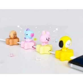 BT21 minini 미니니 케이블 마스코트 휴대폰 선정리 거치대, 망(MANG), 1개