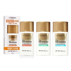 로레알 UV 디펜더 썬크림 50ml + 5.5ml, 매트 앤 프레쉬 50ml, 2개