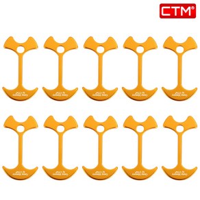 CTM 피쉬 데크펙 앵커팩10P, 골드, 1세트