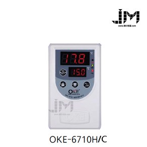 세원 히터온도조절기 OKE-6710H OKE-6710C 냉각온도조절기 수족관온도조절기 세원온도조절기 수족관 활어 횟집 겸용 자동온도조절 냉각히터제어, 1개