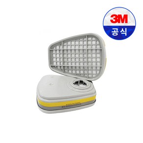 3M 방독정화통 6002K 산성가스용 정화통(1봉지-2EA), 1개