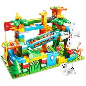 CHTOY Slope Toy Building Blocks Jungle Adventue Block Combined Looping, 1개