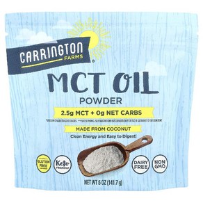 Caington Fams 캐링턴 팜 MCT오일 파우더 저속노화 141.7g(5oz), 1개, 141.7g