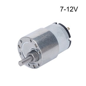 7RPM ~ 960RPM 마이크로 속도 감소 가역 기어 모터 6V/12V/24V 고토크 모터 편심 출력축 포함