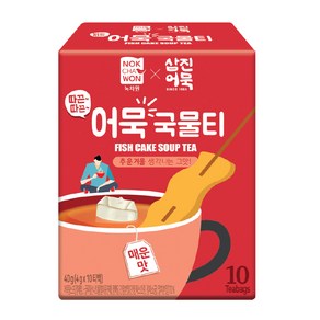 녹차원 따끈따끈 삼진어묵 어묵국물티 (매운맛), 40g