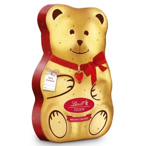 310g 린트 테디 3D 초콜렛 크리스마스 어드벤트 캘린 Lindt Teddy advent Calenda, 1개