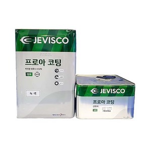[제비스코] 프로아코팅 16Kg 주차장 미용실 공장 바닥용 에폭시페인트, 1개, 연녹색