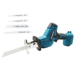 미니전기톱 Makita 18V 배터리 사용 무선 왕복 톱 18v 속도 조절 가능 전기 목재 금속 PVC 파이프 절단맞춤 1.Battery not included