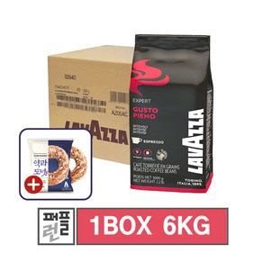 라바짜 구스토 피에노 원두 커피 홀빈 1kg x 6(1박스), 6개