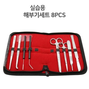 실습 해부기 세트(8pcs)(21-219) 과학실험 메스대 파키스탄, 1개