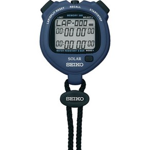 SEIKO 세이코 SVAJ005 [태양광전원 방수 스탑워치/스톱워치 스탠다드], 단일, 1개