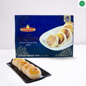 United King Halal Nan Khataee 유나이티드 킹 할랄 난 카타이, 360g, 5개