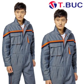 사계절 스즈끼복 T-724 그레이 M~4XL 정비복 일체형 작업복 봄 여름 정비 빅사이즈 티뷰크, 1개