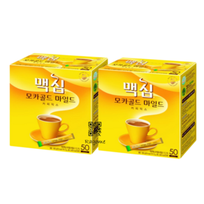 맥심 모카골드 마일드 100T (50T x 2), 12g, 50개입, 2박스, 12g