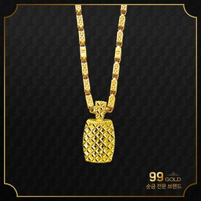 153골드 순금 [최신]24K 순금 SG3285 마름모 사각컷팅 목걸이 8돈 30g 목걸이 .최고급컷팅기술.디자인특허