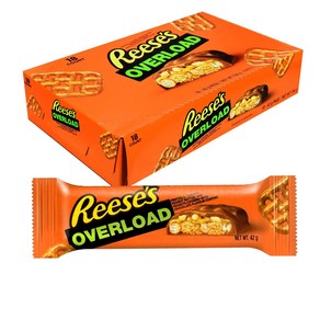 Reese's 리즈 땅콩버터 오버로드 바 18x42g, 42g, 18개