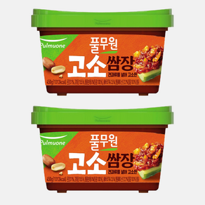 풀무원 찬마루 고소견과 쌈장, 450g, 2개