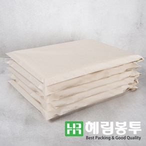 HD택배봉투(베이지) 쇼핑몰택배봉투 택배비닐 의류봉투, 100장, 20 x 30 +4