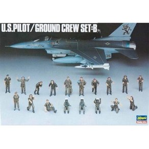 HAS36005 1/48 U.S.PILOT/GROUND CREW SET B, 1개