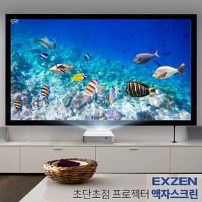 엑스젠 액자스크린 액자형스크린 135인치 와이드 16:9 초단초점 단초점(FS135W)