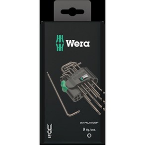 WERA 베라 별렌치세트 (9pcs)-967 PKL/9 SB TORX (073598) 툴메이커, 1개