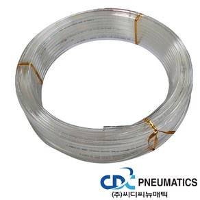 다용도 국산 제조 폴리우레탄 호스 유공압 에어 튜브 모음 투명, 1개