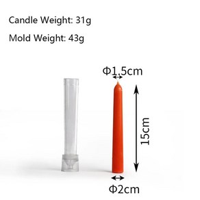 향초몰드 수제틀 수제몰드 만들기 기둥 캔들 릴 몰드 쉬운 분리 긴 스트립 왁스 플라스틱 아트 센스 가정용 테이블 장식, 6.F, 14.F