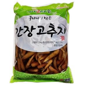 한영식품 한영 국내에서 만든 이웃사촌 간장 고추지 4Kg 이강산닷컴, 1개