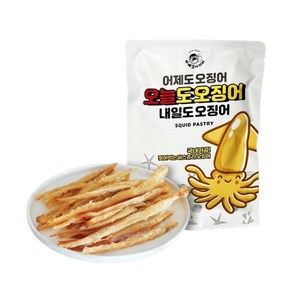 바베큐아저씨 페스츄리오징어 버터구이 오늘도 오징어 100g x3개, 3개