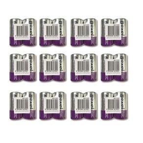 벡셀 건전지 24개입(1통)DM-R20-1.5V 벡셀망간건전지D혛, 12세트, 2개입
