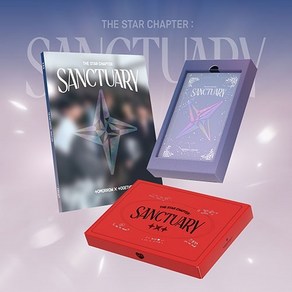 [케이크뮤직] 투바투 앨범 투모로우바이투게더 (TXT) 별의 장 SANCTUARY, LOVER ve. (레드)