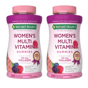 Natue's Bounty Women's Multivitamin 240 gummies 네이처스 바운티 여성용 종합비타민 콜라겐 구미, 2개, 240정