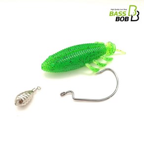 [배스밥] 플로팅 프로그웜 8.1cm14g 배스낚시 배스웜 배스미끼 가물치웜, 플로팅 FROG WORM-3, 1개