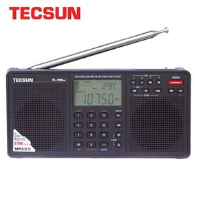 Tecsun PL398MP 스테레오 라디오 FM 휴대용 풀 밴드 디지털 튜닝 ETM ATS DSP 듀얼 스피커 수신기 MP3 플레이어 지원 TF 카드, 1.PL398 Radio