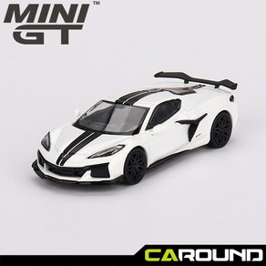 미니지티(677) 1:64 쉐보레 콜벳 Z06 2023 - Arctic White