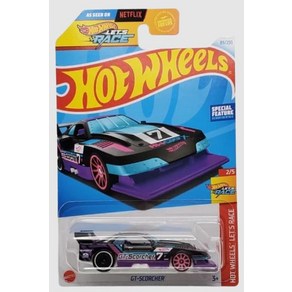 Hot Wheels GT-Scoche 블루 자동차 다이캐스트 1:64 스케일 만 3세 이상 유니, Hot Wheels GT-Scoche, 블루, 자동