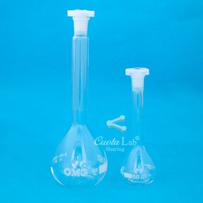 메스 플라스크 5ml-2L volumetic measuing flask 메저링 부피 메스플라스크, CUOM0109-0025 (25ml)