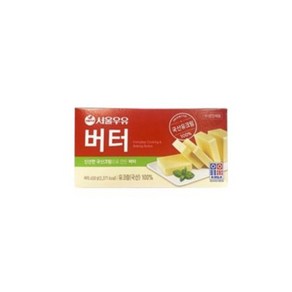 [냉장]서울우유 무염버터, 1개, 450g