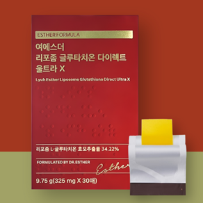 여에스더 리포좀 글루타치온 30매 x 1박스 인지질코팅 클루타치온 포뮬러, 30회분