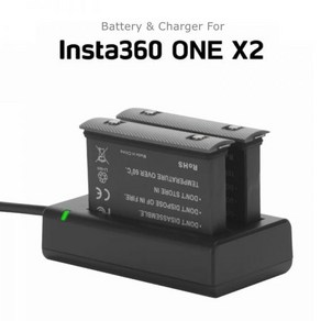 Insta360 ONE X2 용 1700mAh 배터리 팩 충전식 리튬 Insta 360 고속 충전 허브 액세서리